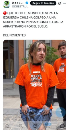 Iherreraa's tweet photo. #ParoNacional  El que golpea a una mujer es un maricón.  En la izquierda hay puros maricones https://t.co/CGY42Bgqd4