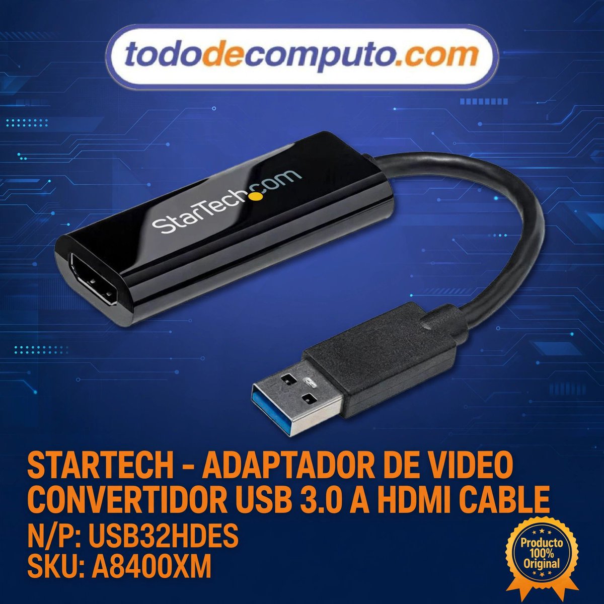 TODODECOMPUTO's tweet photo. https://t.co/jO0yab5Hm0
Convierte USB 3.0 en HDMI Full HD al instante. STARTECH USB32HDES original en https://t.co/SqN6RZ3vPH. Plug &amp; Play Windows, compacto y potente. #StarTech #USB32HDES #AdaptadorUSBHDMI #Multimonitor #TododeComputo https://t.co/iwvQ4fuTcz