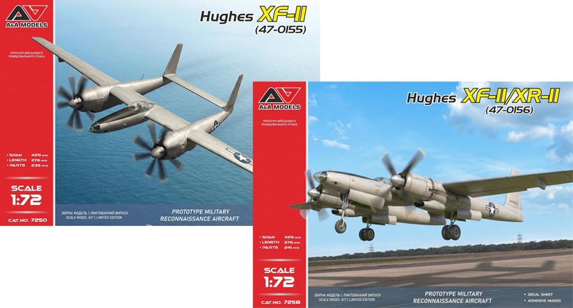 AeromediaLLC's tweet photo. First Look: Sprues / Box Contents for A&amp;A Models' New Tool Hughes XF-11 Kits: https://t.co/InPtKXHAUt https://t.co/hm5dBg8m1O