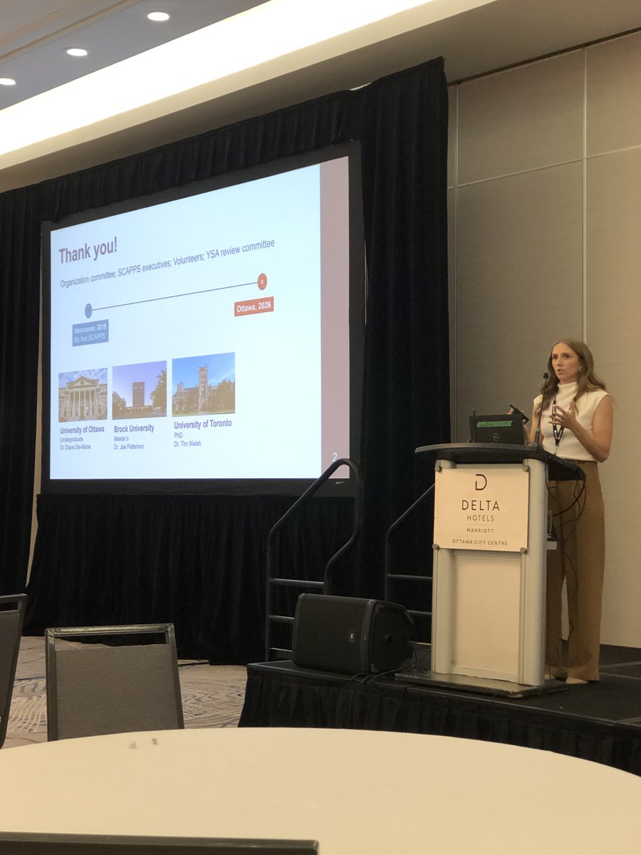 _SCAPPS's tweet photo. A highlight of the #SCAPPS2026 conference is the Franklin Henry Young Scientist talks. First up is Molly Brillinger @mbrillinger_  in the field of motor learning and control. https://t.co/EDCmE2skiG