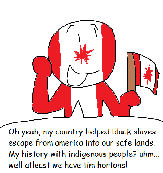mrk1cker's tweet photo. how it feels studying canadian history https://t.co/pcGz4aNHGt