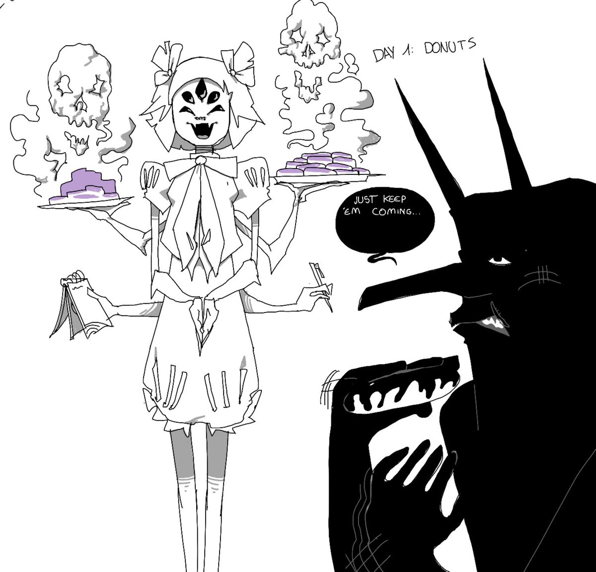 vraenee's tweet photo. Day 1 of muffetober https://t.co/Ff25y3eFZ1