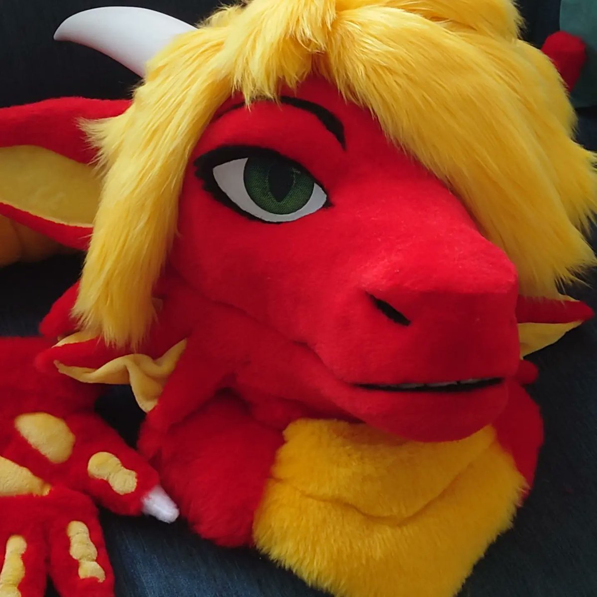 rae_arabel's tweet photo. A fiery red dragon with a golden mane 🐉
Bringing this fierce and adorable fursuit to life!
#Fursuit #FursuitMaker #FursuitHead #DragonFursuit #DragonFurry #Furry #FurryFandom #FursuitWIP #FursuitBuild #Fursona #CustomFursuit #FurryArtist #FursuitArt https://t.co/ZROETV6uwF