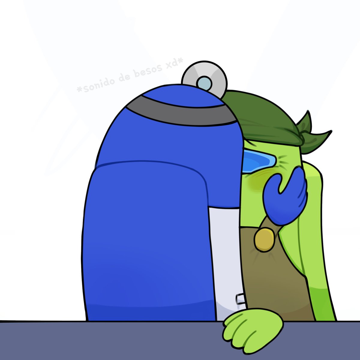 Mimi_makedraw's tweet photo. Mini Cómic BLIME 

A Lima le da miedo la intimidad y azul lo sabe, pero a Lima se le olvido XD 
#amongustvshow #amongus #AmongUsLime #AmongUsBlue #Blime https://t.co/z9h5EE0zm7