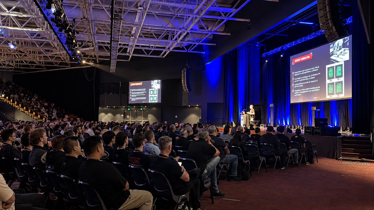 BSidesCbr's tweet photo. @Synacktiv It was a pleasure having Renaud join us from France! A fantastic keynote and a real highlight of BSides Canberra 2026. Thanks for making the trip! https://t.co/ZU1RPO8zK8