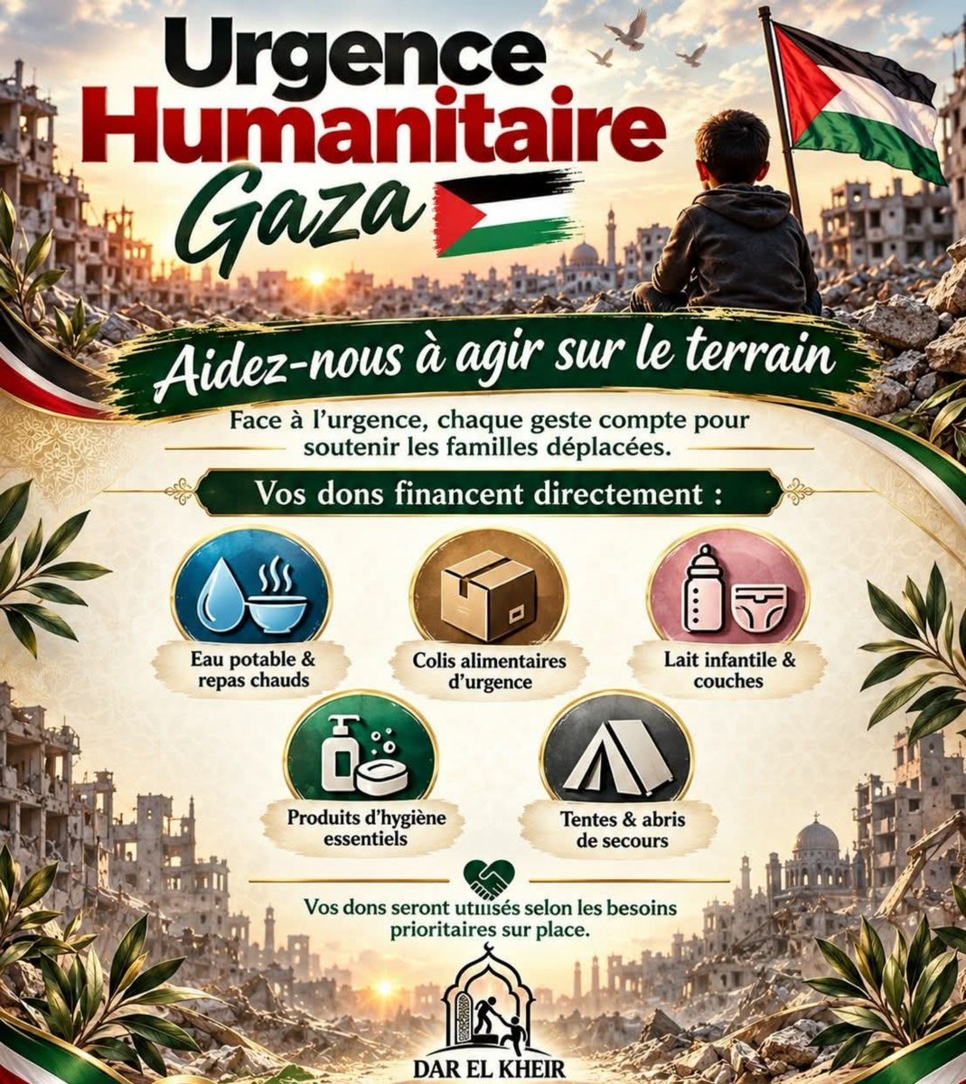 hanane_sr's tweet photo. 🚨🚨🚨En cette nuit de jomo3a n'oublions pas non plus nos frères et sœurs Gazaouis 🇵🇸 leurs besoins sont constant en plus de l'eau ,des colis alimentaires et des repas ,des tentes et des bâches sont a prévoire avec  la pluie qui s'installe et le  froid qui arrive ... https://t.co/t7RzCOPURk