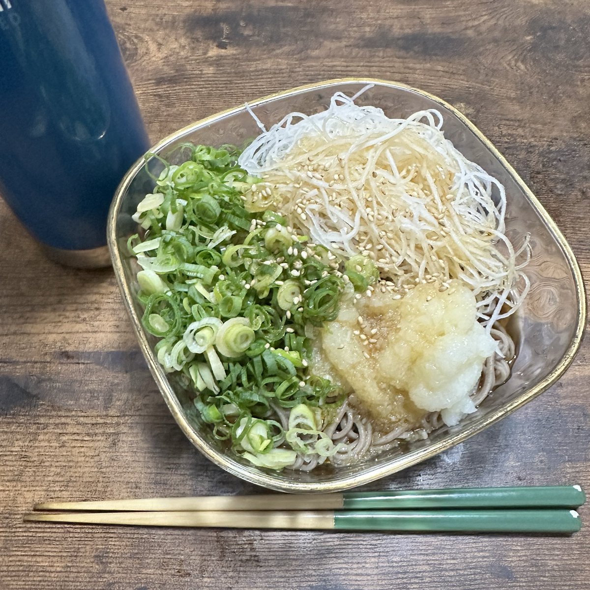 zackslittle's tweet photo. 昨日の晩飯
大根盛りぶっかけそば https://t.co/PbaIntKvLv