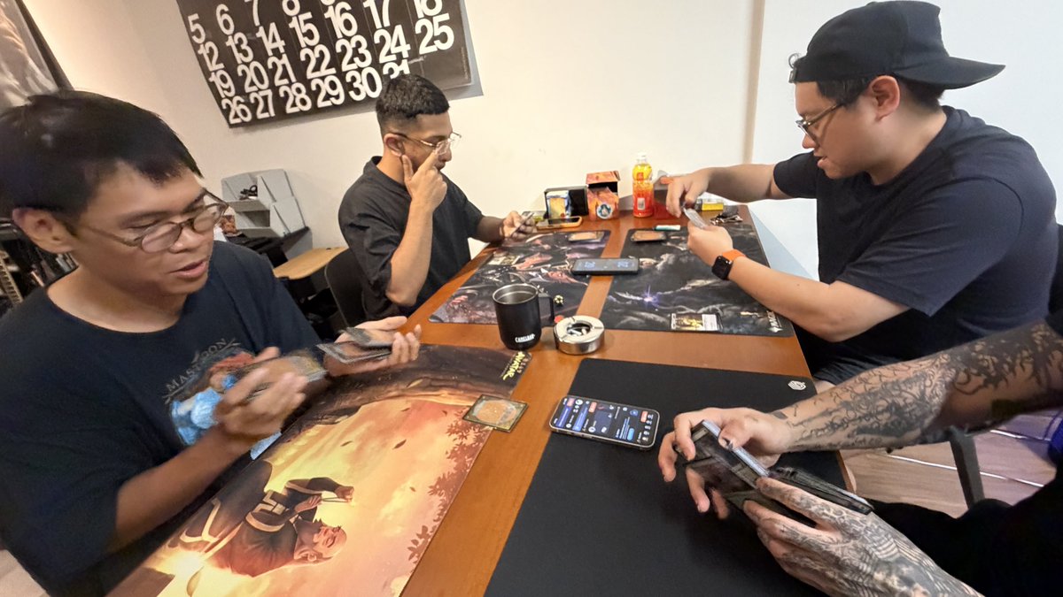 tribalcast's tweet photo. MTG Core Memory - Pt1

Reality Fracture Prerelease with the homies at Home. https://t.co/EeMLIi6qK1