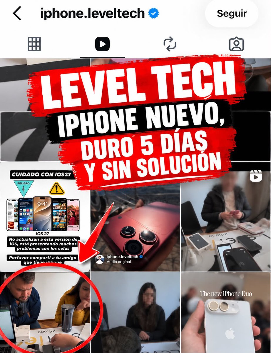 Man_Paramo's tweet photo. ⚠️ NUESTRA EXPERIENCIA CON LEVEL TECH / JUAN CRUZ MIORI
Compramos dos iPhone 17 Pro nuevos. Uno falló a menos de 5 días. Dos semanas después, seguimos sin solución.
📍 La compra se realizó en España 36, piso 6, en un departamento de un edificio de la Armada Argentina. https://t.co/cjIC1iWq3b