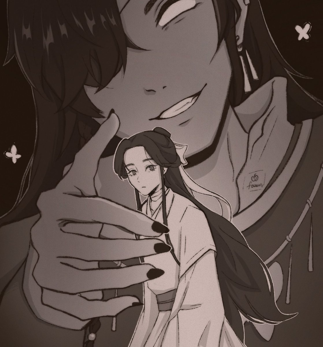 pumpkinfawn's tweet photo. Happy October!! #tgcf #hualian #天官賜福 https://t.co/uG8bDzcqOI