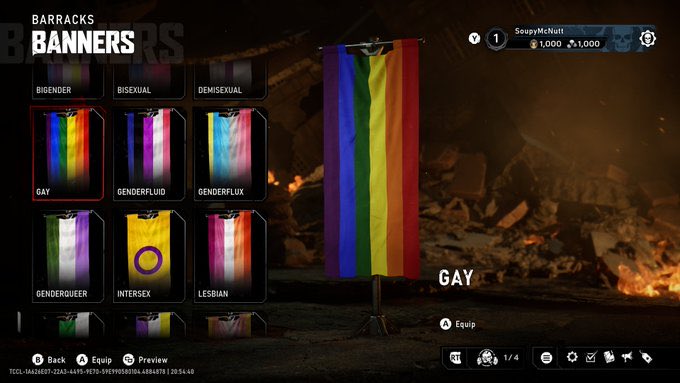 CorpoScum's tweet photo. The new Gears of War game E-Day is reportedly full of LGBTQ activist messaging that puts ideology ahead of making a good game. 

The Coalition is a studio based in Canada, where that politics is deeply entrenched, so it is no surprise the studio used the game to push it on players.