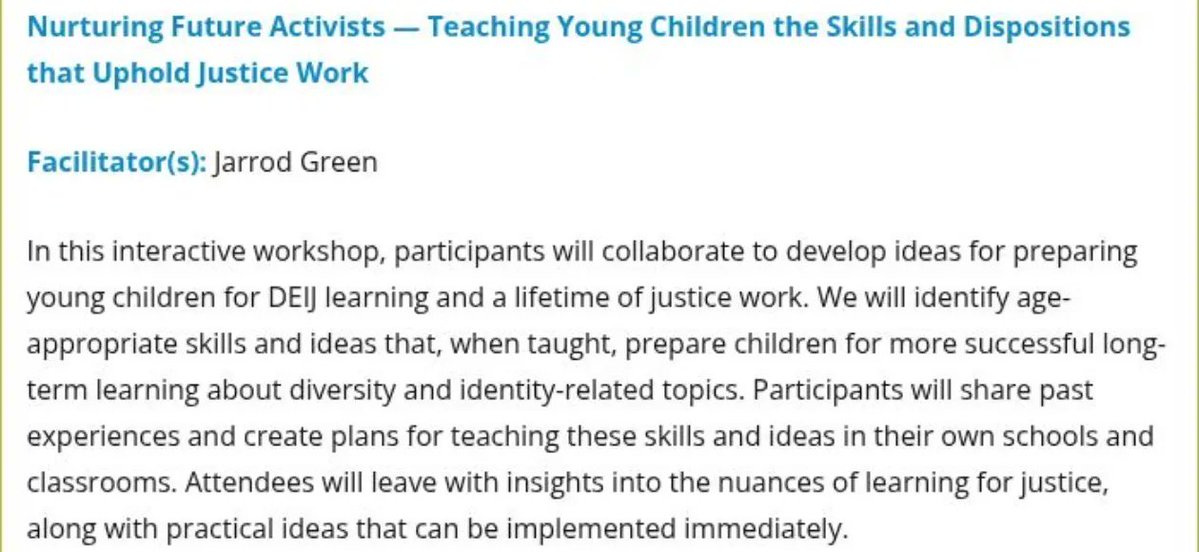 nataliegwinters's tweet photo. REVEALED: Preschool teachers were offered training on preparing children for “a lifetime of justice work.”

The workshop was literally called:

“Nurturing Future Activists.”

Advertised at an April 2026 Pennsylvania summit for educators teaching PRESCHOOL through second grade, it promised classroom ideas teachers could implement immediately.

The same summit promoted “Radical Morning Meeting” training from Philly Children’s Movement.

Here’s how that organization describes its mission:

“in order to create systemic change, we must change the way that people raise children.”

Its framework has already been piloted in FOUR Philadelphia public elementary schools: Adaire, Vare-Washington, Kearny and Spring Garden.

The group traces its origins to a children’s march supporting Black Lives Matter. Its event history includes protests against Moms for Liberty.

Then there’s Rutgers.

A university-produced curriculum names the group as a partner and includes a third-grade unit called:

“Becoming an Activist for Racial Justice.”

Activities include creating chants, songs and protest signs.

The curriculum asks teachers:

“Am I engaging students in activism and taking action in their schools and communities?”