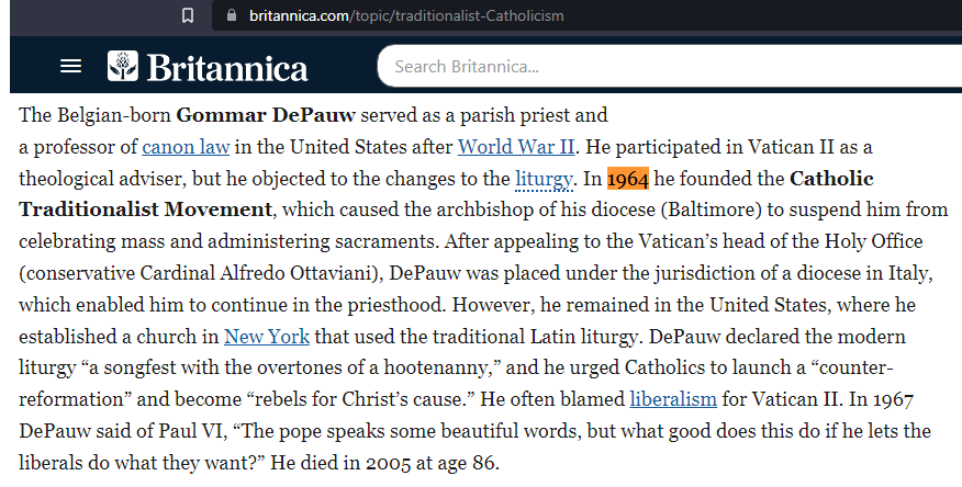 realsedepicante's tweet photo. The Traditionalist Movement didn't start with Lefebvre. https://t.co/AihbynLGy1