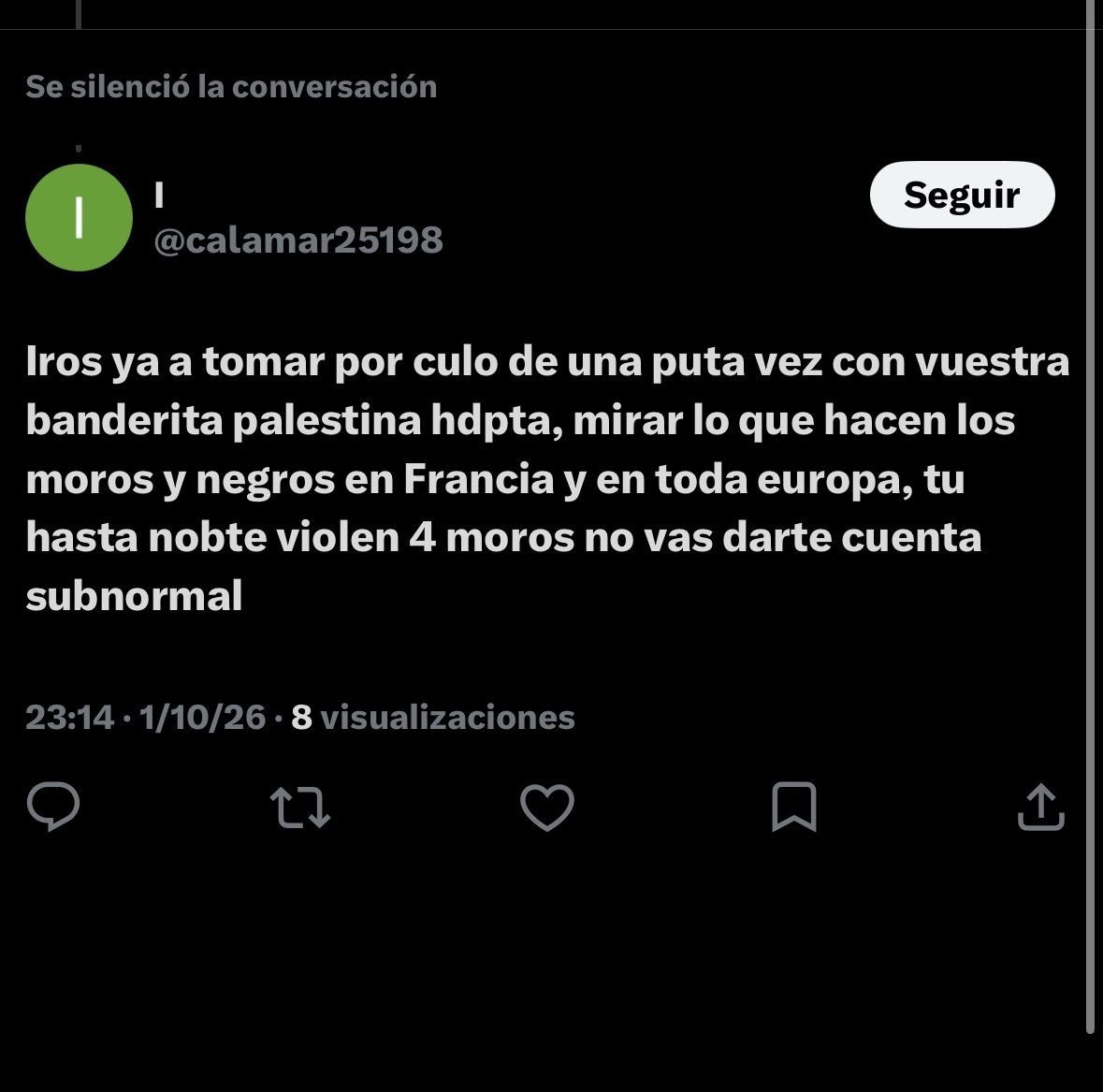 SSETBLVD's tweet photo. subo 1 tweet sobre la acampada de sevilla y mis menciones es esto, por si os preguntáis de dónde viene la radicalización. 

la libertad de expresion tras la que os escondeis es una simple cortina que usais para ser escoria, hasta deseando que otras personas sean violadas. https://t.co/PxCVzxLV3o