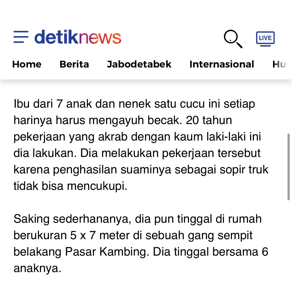 nozelism's tweet photo. Nih bukti perempuan bisa jadi tukang becak. Terus apa? https://t.co/HwhboQQIm4