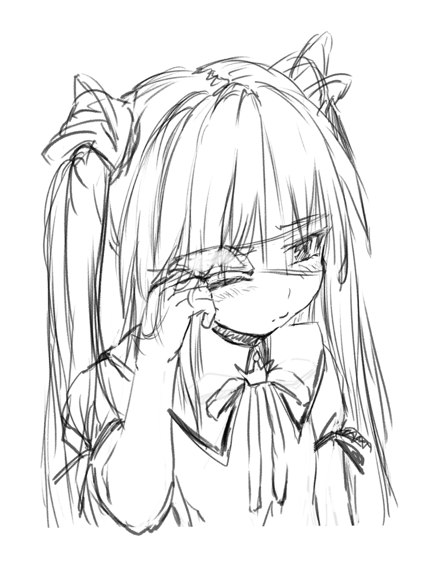 193n_com's tweet photo. リハビリ静流ちゃん
描いててやっぱり可愛くてすき家～ https://t.co/5C6k9ZhU2y