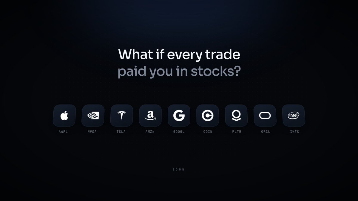 stocksplitapp's tweet photo. Coming soon to Robinhood Chain.

https://t.co/QyJdm9pX5V https://t.co/EmVSfxSJnV