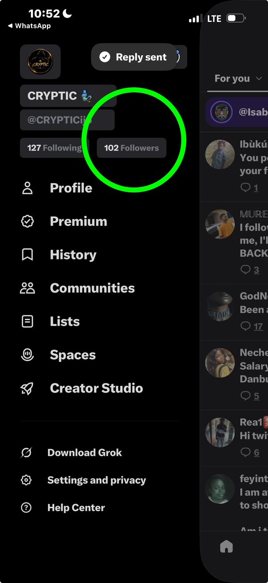 CRYPTICijo's tweet photo. 100k followers achieved 
Congratulations to me 
🎊🎉🍾 
Still following back till 1m 🤲😂 https://t.co/fQN5CEW2aj