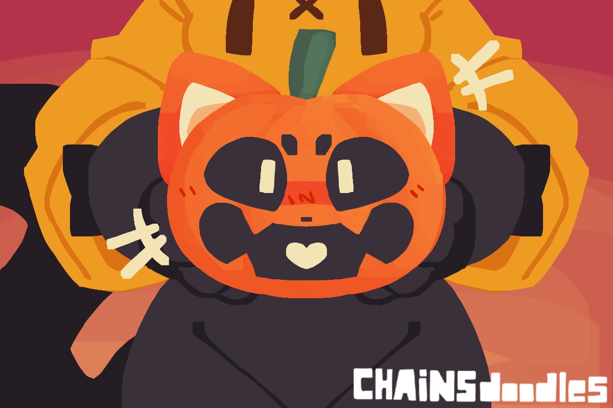 Chainsdoodles's tweet photo. It is spooky month!! https://t.co/kZ7FLpBHf7