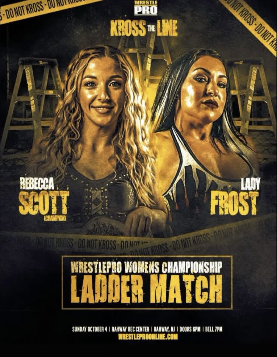 RealLadyFrost's tweet photo. Tonight - @mlw on @Tubi 
Saturday- MLW live in Georgia
Sunday - @WrestlePro live in NJ
Saturday Oct 10 - @aiwrestling OH https://t.co/mSVIFSWxCu