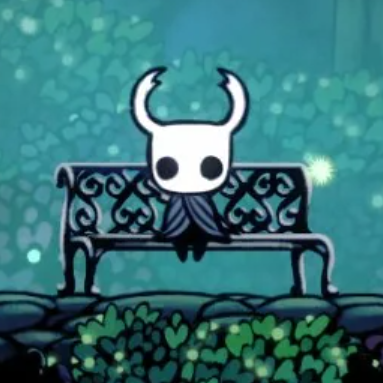 HYPEX's tweet photo. Hollow Knight Sidekick emote is both of you sitting on a bench, just like in the trailer 👇

And it seems like it also plays some music https://t.co/7Voyx55el1
