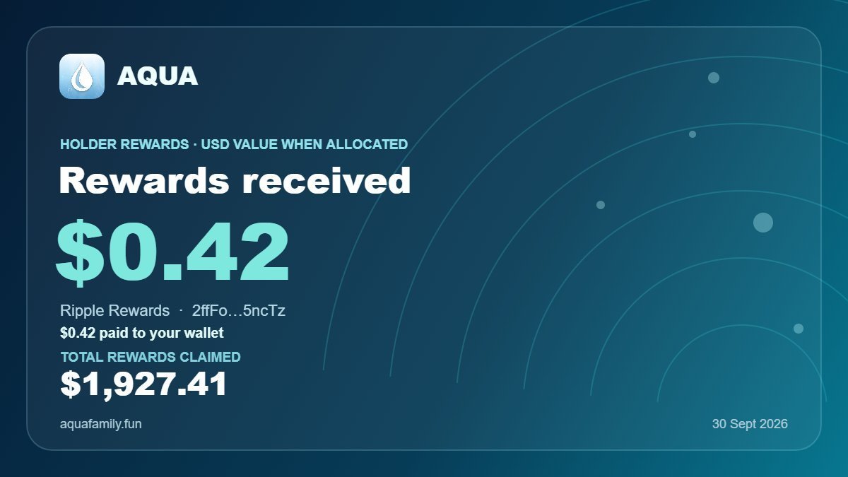beelgives's tweet photo. 🌊 @Aqua_Launchpad  isn’t another bonding curve launchpad

It launches straight into Orca pools, pays holders in solana:So11111111111111111111111111111111111111112  (balance × time held), and has Spread-to-Earn, post solana:AQVcP67EpMyu4cBZZjqMu91cVsWy1aX98JmcZm1FyY9  , get engagement, get paid in SOL.

I just pulled nearly $2,000 doing exactly that. 💸

My targets (nfa):

- $5M MC short term
- $25M if volume holds
- $100M if the launchpad narrative sticks

#Aqua #Solana #Memecoins
