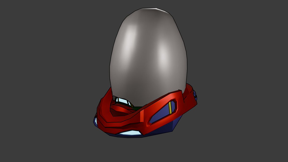 CasvalRel's tweet photo. EHD-DOME (Armored Core) WIP
A small visual buildup to finished result, and original head piece from PS2 as a reference.
#3dcg  #b3d #blender3d #armoredcore https://t.co/MXpjkrdKrp