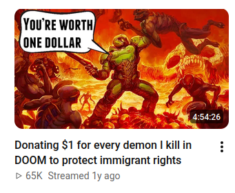 novusolus's tweet photo. My favorite Jacob Geller video was his anti-ICE fundraiser where his fans donated $14k but due to the actual number of enemies in Doom 2016 he only had to pay $1,960. It was the perfect balance of the two ends of Jewish psychology. https://t.co/oyCRJDPXoN