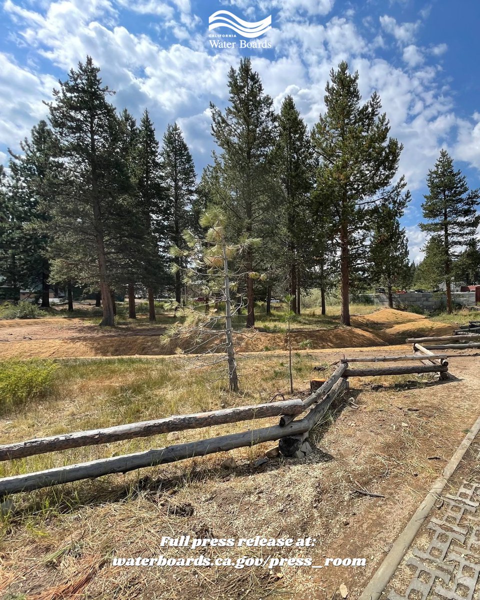 CaWaterBoards's tweet photo. ☔️  🌊South Lake Tahoe’s new Tahoe Valley Stormwater and Greenbelt Improvement Project is now open to the public. 

The City received a $7 million grant from the CA Water Boards’ Stormwater Grant program for this project.

https://t.co/NRclv1LsqQ https://t.co/EtrHY6G5pD