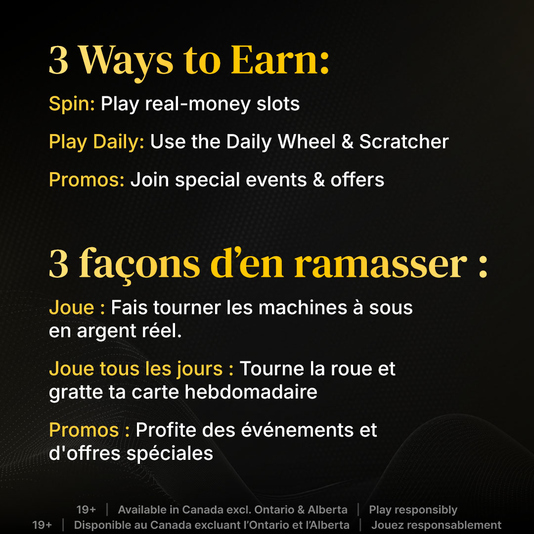 playbettycom's tweet photo. Spin. Earn. Redeem. It’s that simple. 💫

Betty Coins turn every spin into extra perks. Swipe left to learn how to stack your coins and score free spins in the Betty Shop!

👉 Visit the Betty Shop & start earning: https://t.co/OO1nefjhPE
-
Tu joues, t'accumules, tu profites. Simple de même! 💫

Les Betty Coins te donnent encore plus de récompenses. Glisse vers la gauche pour découvrir comment faire le plein de pièces!

👉 Visite la Boutique Betty pour commencer à accumuler: https://t.co/OO1nefjhPE

#betty #playbetty #bettycoins