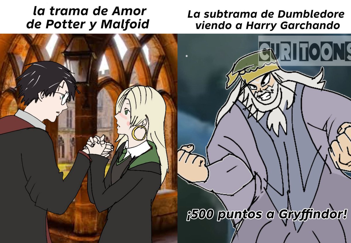 ToonsGrasa's tweet photo. Ahora Harry Potter ya es una buena obra
#Malfoid https://t.co/1IZsickchz