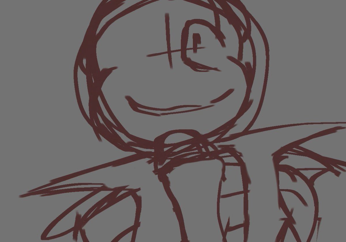 iotasay's tweet photo. I'm **really** regretting choosing this angle lol

Committed, though, I already attempted practice doodles https://t.co/8drWpM6VYi