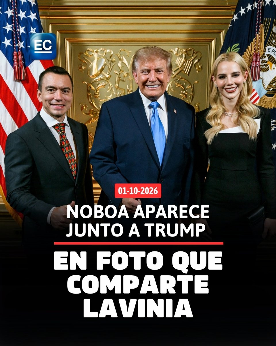 elcomerciocom's tweet photo. https://t.co/oIp6jSM1ao 👉  Lavinia Valbonesi comparte foto de Noboa junto a Trump https://t.co/VJ31FyjIXU