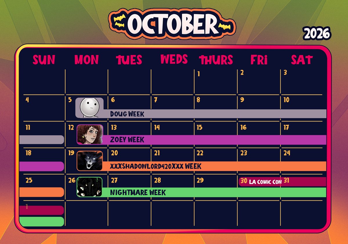 DateEverything's tweet photo. This October, you'll find each week's dateable lurking in the shadows...

Character Spotlights: Be sure to tag us in your art, cosplays, memes, and more! 🎃 https://t.co/Thk2dVas4U