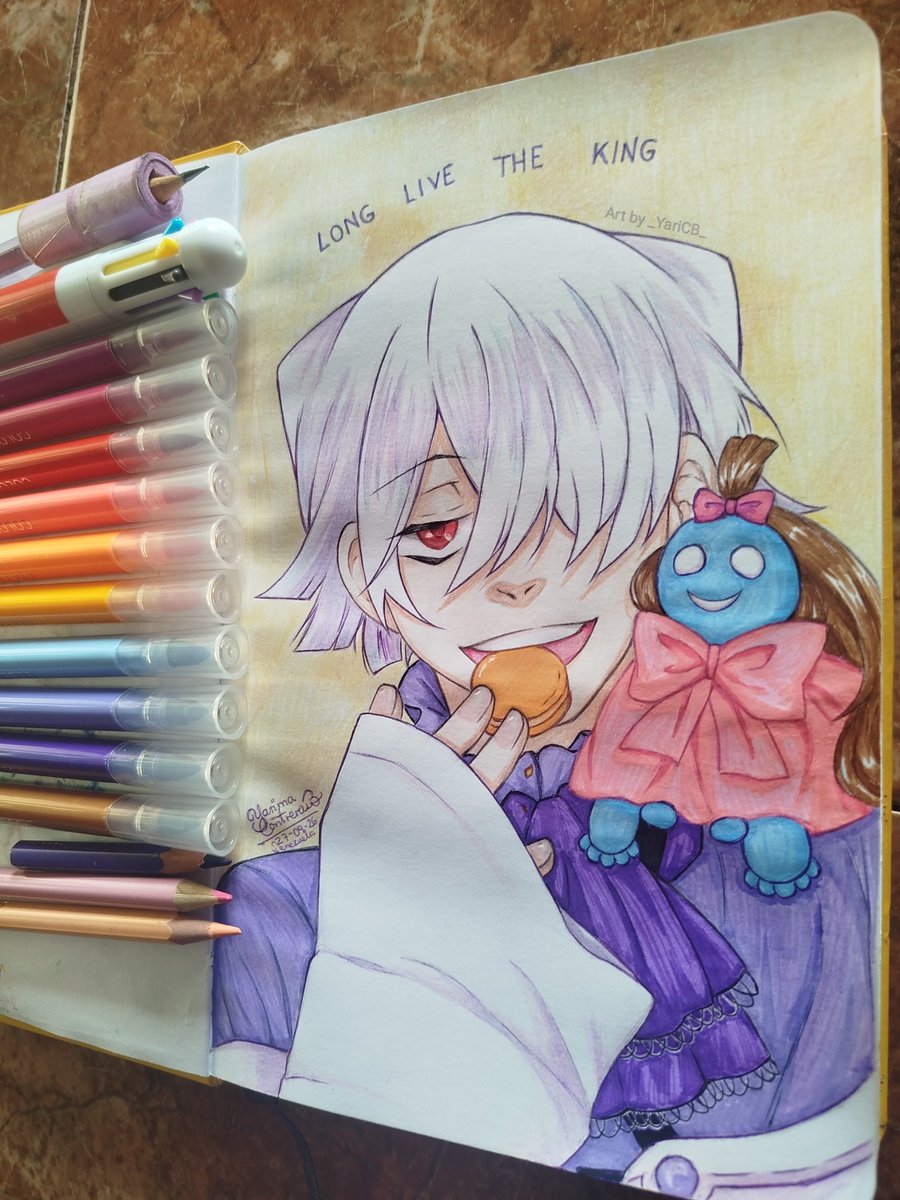 _yaricb_art's tweet photo. Happy (belated) birthday to Xerxes Break~ 💜
Long live the king 👑

#PandoraHearts #XerxesBreak #ザークシーズブレイク https://t.co/WT9Au8NrYe