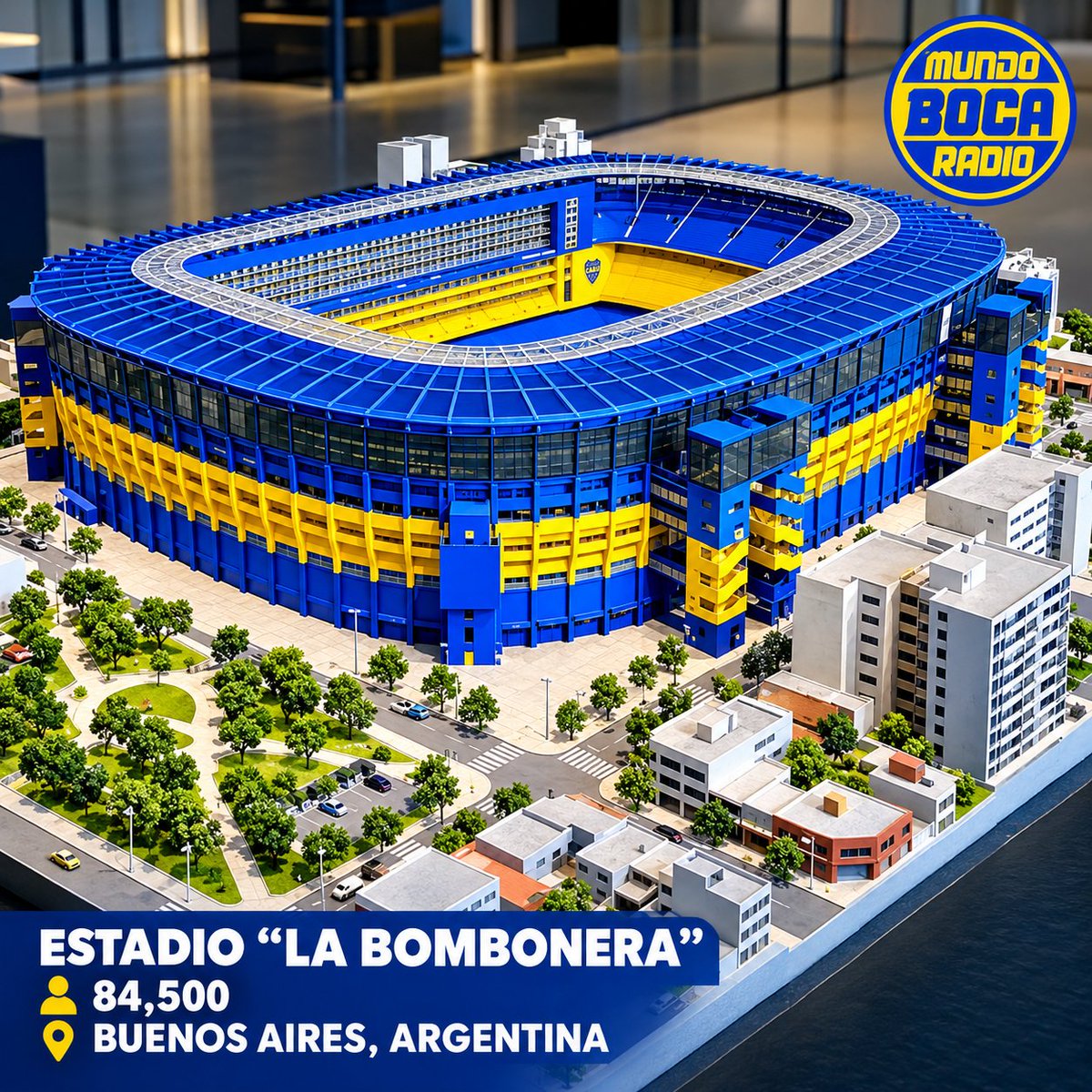 LuisFregossi's tweet photo. Este es el sueño de la dirigencia de Boca : La ampliación de la Bombonera !! Así quedaría la obra completa . Esta es la imagen que se le está presentando a los socios en distintas reuniones 👇(via @mundobocaradio
) https://t.co/zZyeXG6Yvm