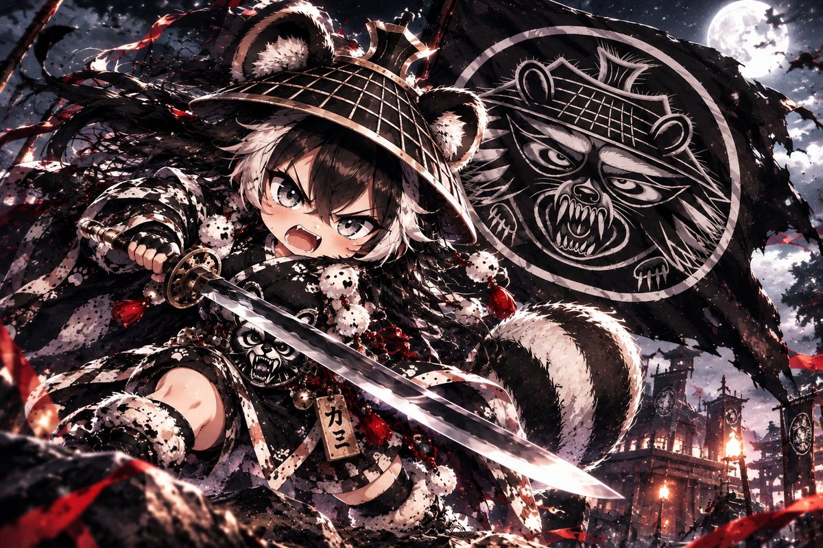 Ekakin710's tweet photo. おはようございます🦝
今日も一日頑張ります
#ガミガミたぬき団 #AIart #MarkArt
https://t.co/8rUXLAkTXj https://t.co/z4kODdRIWY