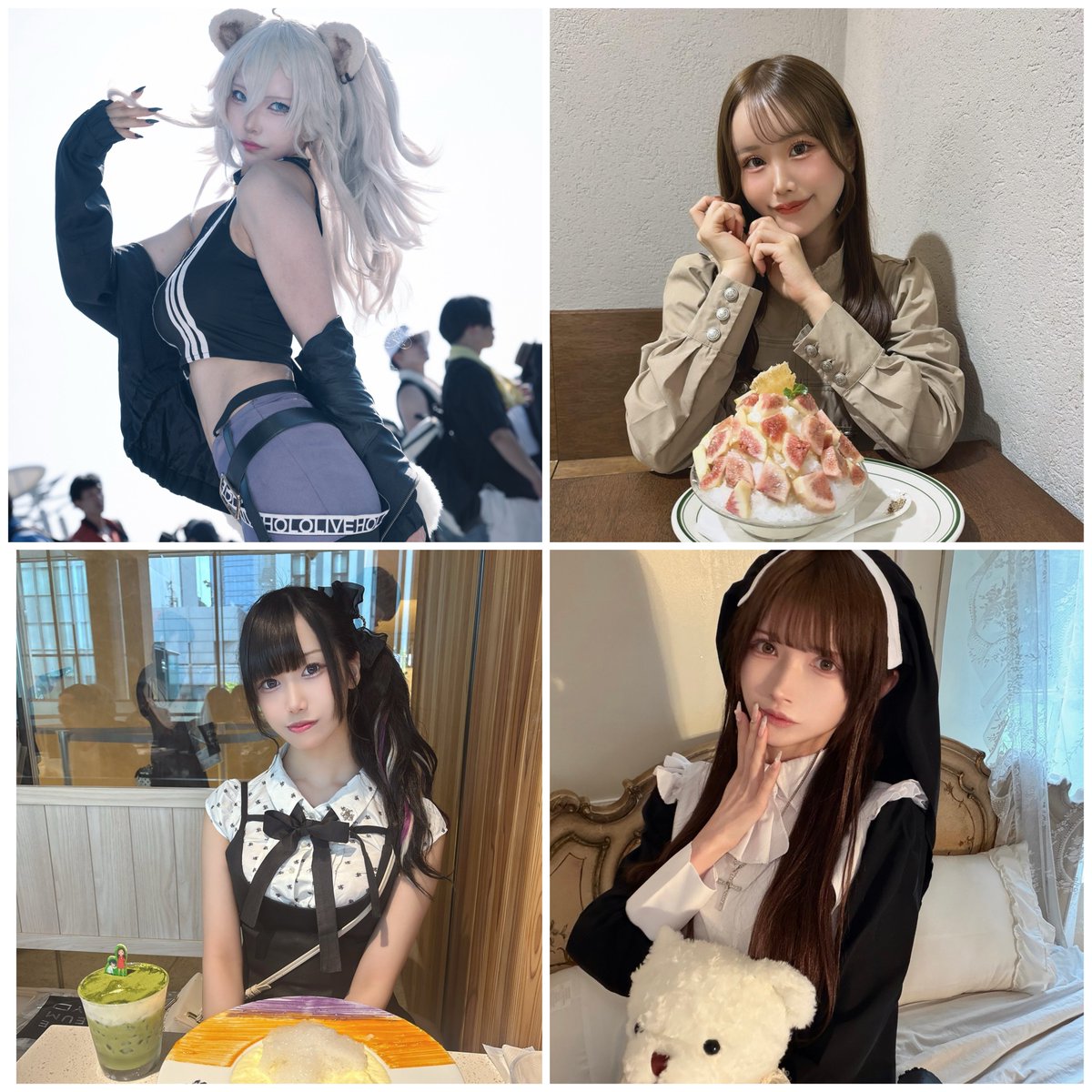 osaka_guest's tweet photo. 🎀10月ゲスト出勤🎀

3日(土)
17:00-23:00
くれは
@amaen4i
23:00-5:00
あうべび
@qxl2l4

4日(日)
18:00-23:00
なみかわ
@T374432583548

9日(金)
18:00-23:00
真城奈央子
@naoko_msr
22:00-5:00
のあち
@no_oa_o0

10日(土)
18:00-3:00
にったたにし
@taniegg

12日(祝月)
18:00-23:00
天萬愛紗
@tenman_av
おつる
@otsuruboon

16日(金)
21:00-5:00
大天使りりたん
@Lollipop__zZ

17日(土)
18:00-23:00
SUEME
@sueme_spibaby

18日(日)
18:00-24:00
れいあ
@Rei_a_1323

20日(火)
14:00-20:00
神崎ゆま
@yumaxco_land

23日(金)
21:00-3:00
プン山めるこ 
@gnmr_9

24日(土)
18:00-26:00
羽澄由来梨
@yurari_hasumi

25日(日)
18:00-22:00
🎂生誕🎂
侑夢たろ
@amu_cos_

26日(月)
21:00-3:00
しゅり
@gogochiikawan

30日(金)
21:00-5:00
莉羅
@rira_225

31日(土)
19:00-3:00
めの
@44__em

#ゲスト出勤 #アイドル #コス��レ