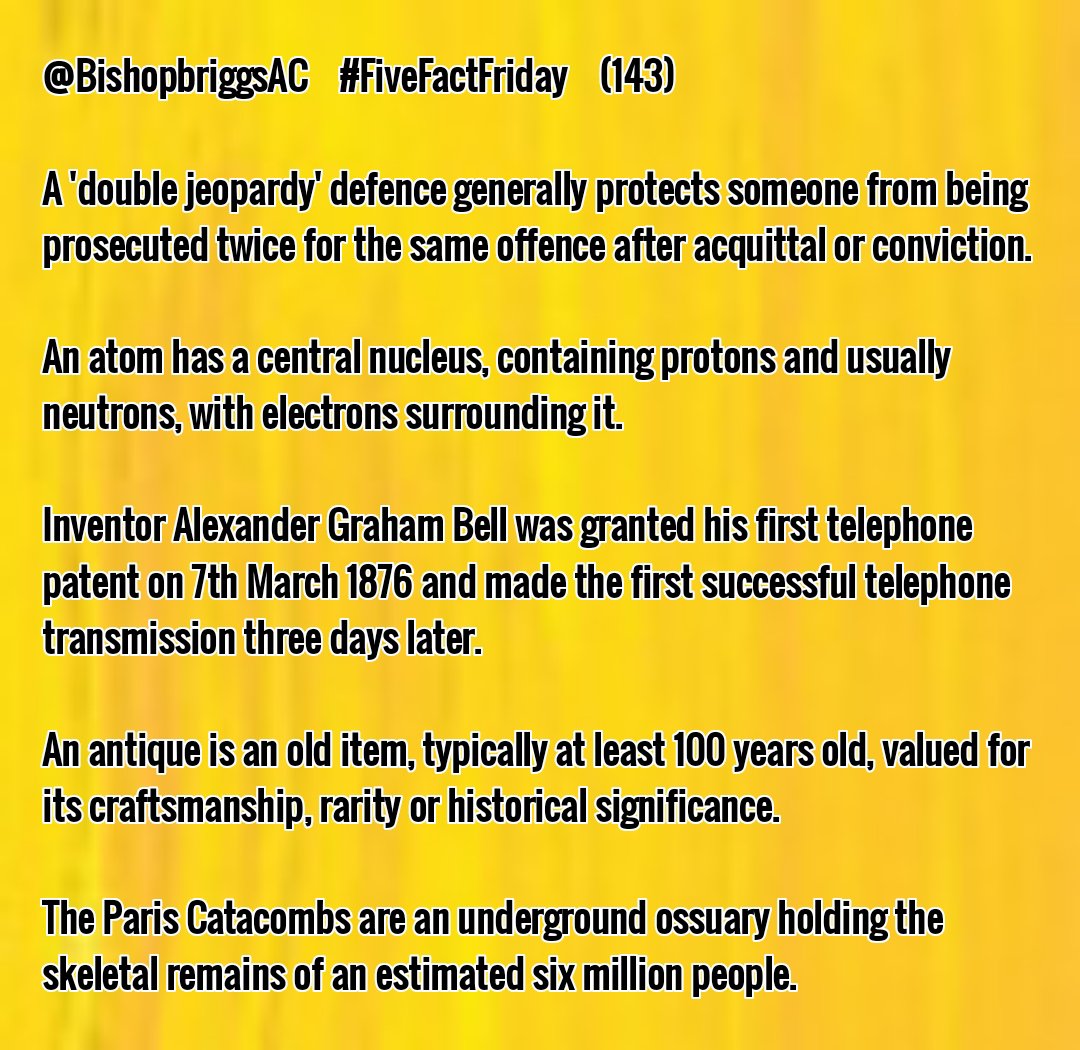 MrGilmour's tweet photo. Happy Friday everybody! 😀 @BishopbriggsAC #FiveFactFriday #Friday #FridayMorning #FridayMotivation #FridayFeeling #FridayVibes #Education #Learning https://t.co/QdELJRdY8R