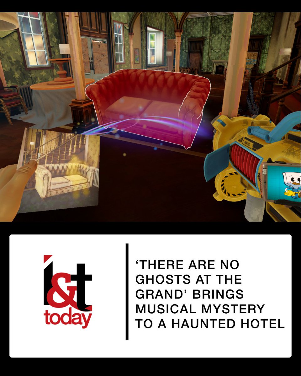 InnoTechToday's tweet photo. @friday_sundae 's debut game blends hotel restoration, supernatural mystery, and more than ten original songs

By day, players repair the Grand and its village; after dark, those same tools become weapons in a Lovecraftian ghost hunt

Read more: https://t.co/MU1hH47jZv

#gaming https://t.co/E1RgCHslNT