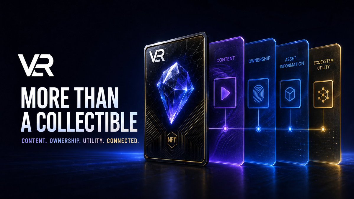 VERPlatform's tweet photo. A Vernex Content NFT is more than a collectible.
It links the original content, ownership record, asset information and ecosystem utility in one on-chain identity.
The content and its rights move together.
#Vernex #ContentNFT #Web3 https://t.co/x0AQUdRxLy