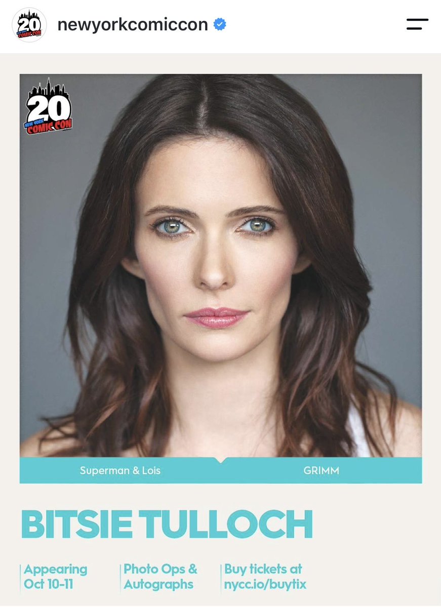 BitsieTulloch's tweet photo. My last con of the year! I hope to see and meet as many of you as possible next weekend for New York Comic Con 🌃🌃🌃

#tylerhoechlin #michaelcudlitz and I will be there Saturday 10/10 and Sunday 10/11. 

Buy tix here: 

https://t.co/VH0CcPQxgJ https://t.co/YMQbqPd5xV