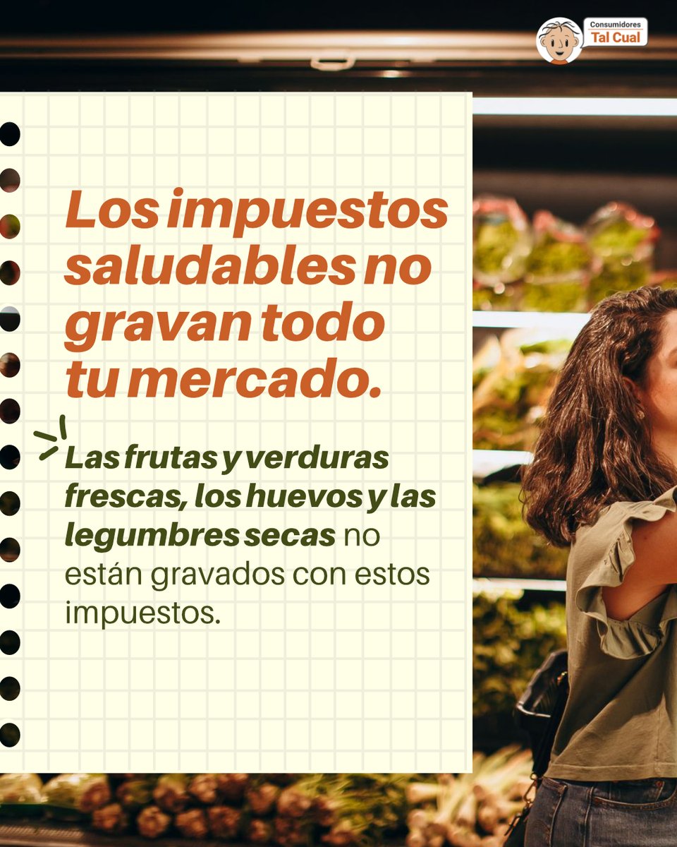 LigaConTalCual's tweet photo. 🥕 Las frutas y verduras frescas, los huevos y las legumbres secas no están gravados con estos impuestos. Sus precios pueden cambiar por factores como las cosechas, el transporte y los costos de producción. 

(3/4) 🧵 https://t.co/MKUbwmfAK3