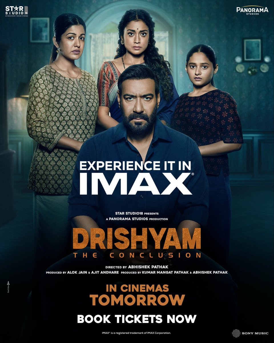 filmy_view's tweet photo. BookMyShow Pre-Sales 🎟️ 

1.#Dhurandhar2: 2.41M"
2.#Jawan: 1.65M
3.#Animal: 1.26M
4.#Stree2: 926K"
5.#DrishyamTheConclusion: 812K* 💣💥💥
6.#War2: 807K
7.#Chhaava: 777K
8.#Tiger3: 738K
9.#BhoolBhulaiyaa3: 568K
10.#Gadar2: 548K
11.#Dunki: 533K
12.#SinghamAgain: 421K
13.#Border2: 404K

*Including 24 hours estimates: 450K 
"Including Paid Previews