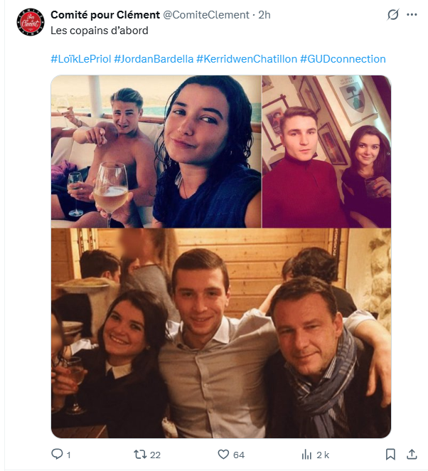 13_insoumise's tweet photo. @J_Bardella Voleur, raciste, suprémaciste et ANTISEMITE, tu peux multiplier les postures, personne n’est dupe   😏🤮 https://t.co/5OJwWQ7Ojf