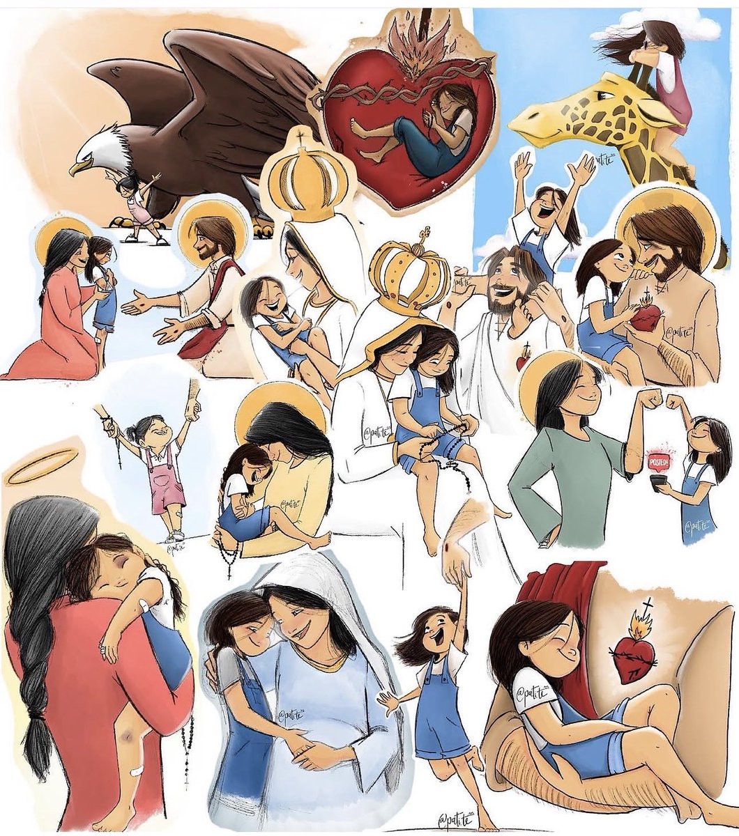 patite3's tweet photo. Hoy se celebra la fiesta de Santa Teresita del Niño Jesús. Maestra de la
Infancia espiritual, el camino más corto para llegar a Jesús.
Y seguro que os habéis dado cuenta que es ella quien inspira a la niña de mis dibujos. https://t.co/g7zQsTXAuQ