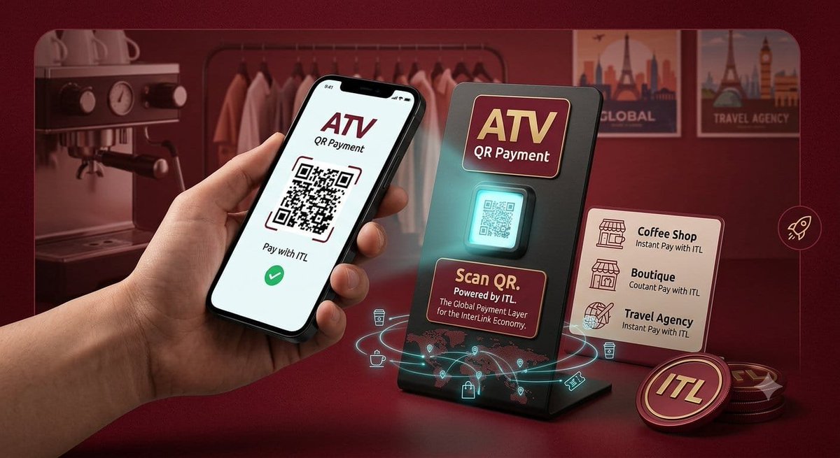 Satishsune1998's tweet photo. 🌍 ATV aims to connect users, merchants and payment points across markets, creating a global payment layer powered by ITL. 🚀💳
#InterLink #ITLG #ITL #InterLinkAmbassador https://t.co/PvYMHDiLGy