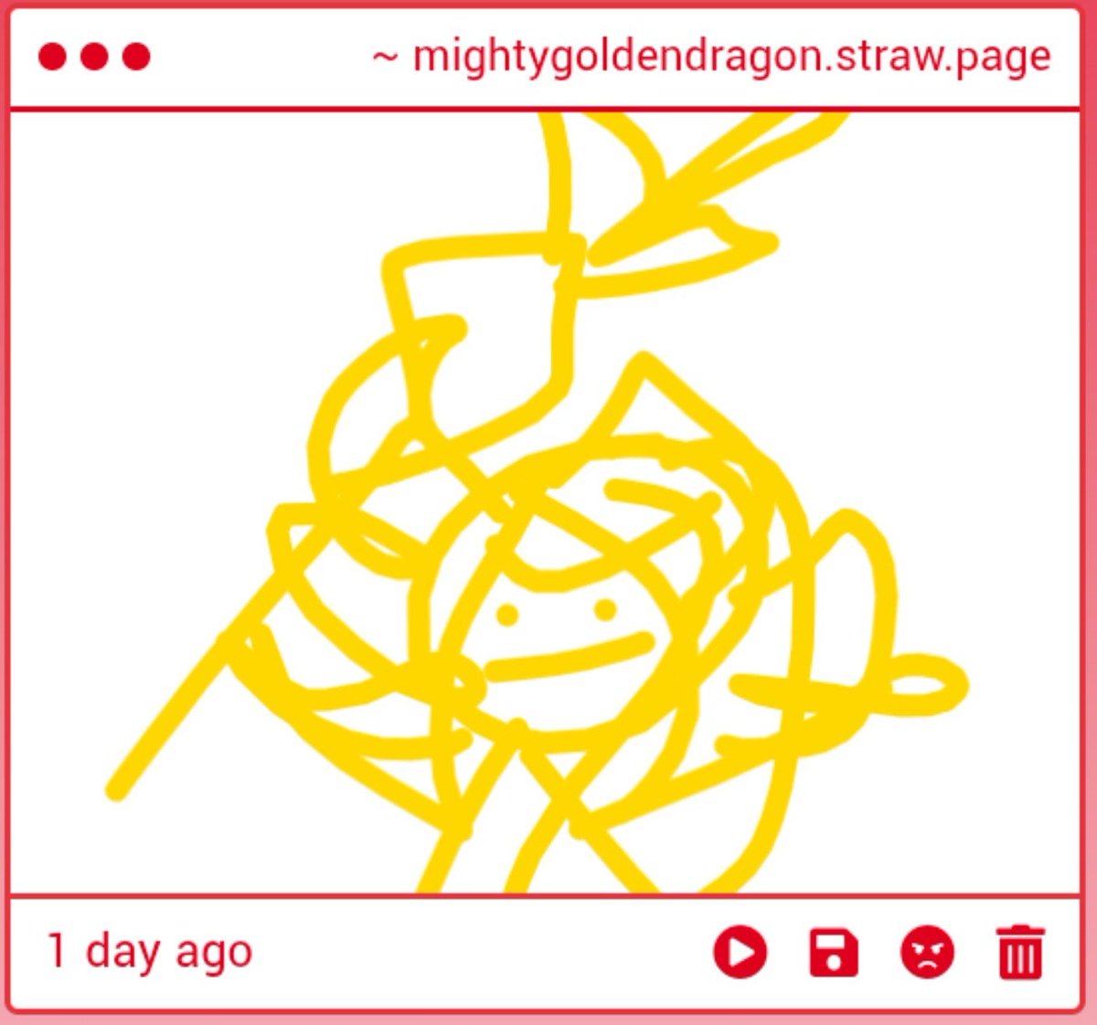 GRANDGOLDDRAGON's tweet photo. I think that is meant to be a depiction of myself? If so, I enjoy the effort! Thank you for this, mysterious being...

https://t.co/66OHC6DfSg https://t.co/pnv2NdyNvp