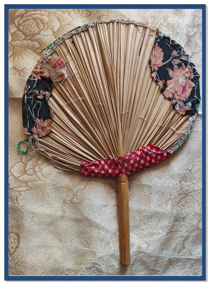 benjarami_7_a91's tweet photo. [This cool fan is woven from persimmon and castor plant fibers, lightweight and stylish!]， https://t.co/G4MPUhUWtd