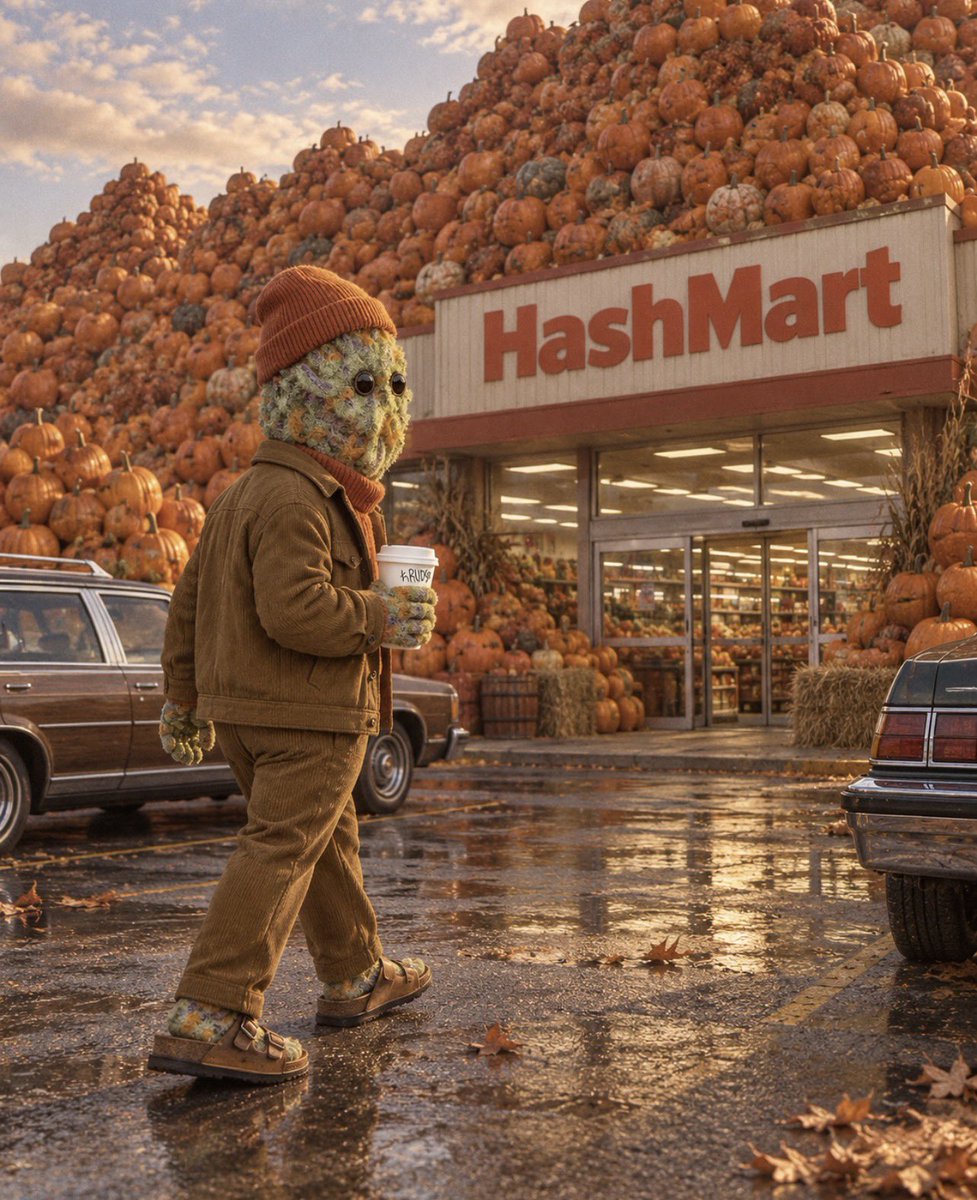hBUDS_'s tweet photo. You know it’s October when the pumpkins start showing up 💨💨💨 https://t.co/n3TOvGJb3I
